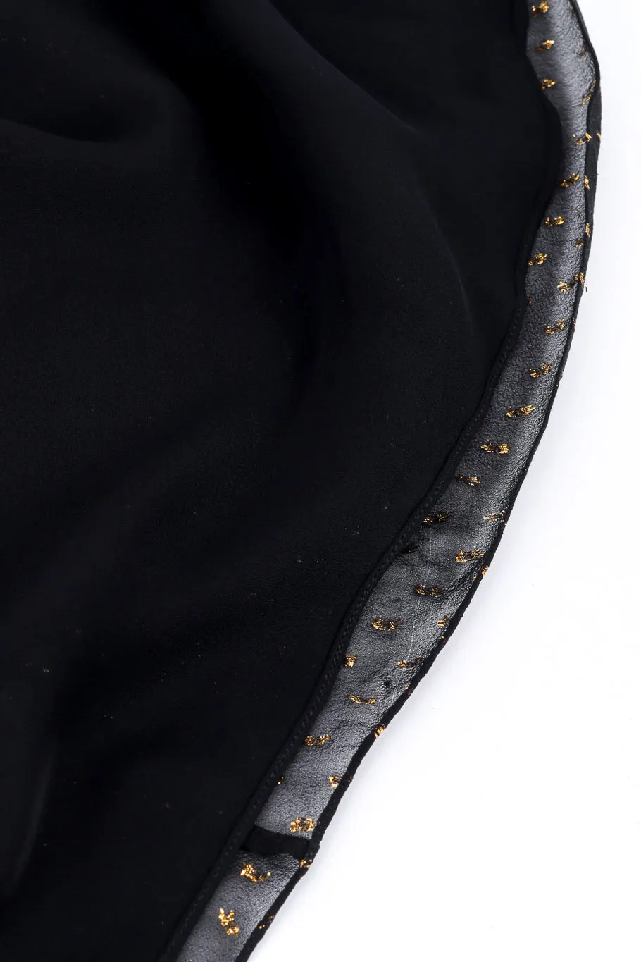 Silk Lamé Dot Halter Dress