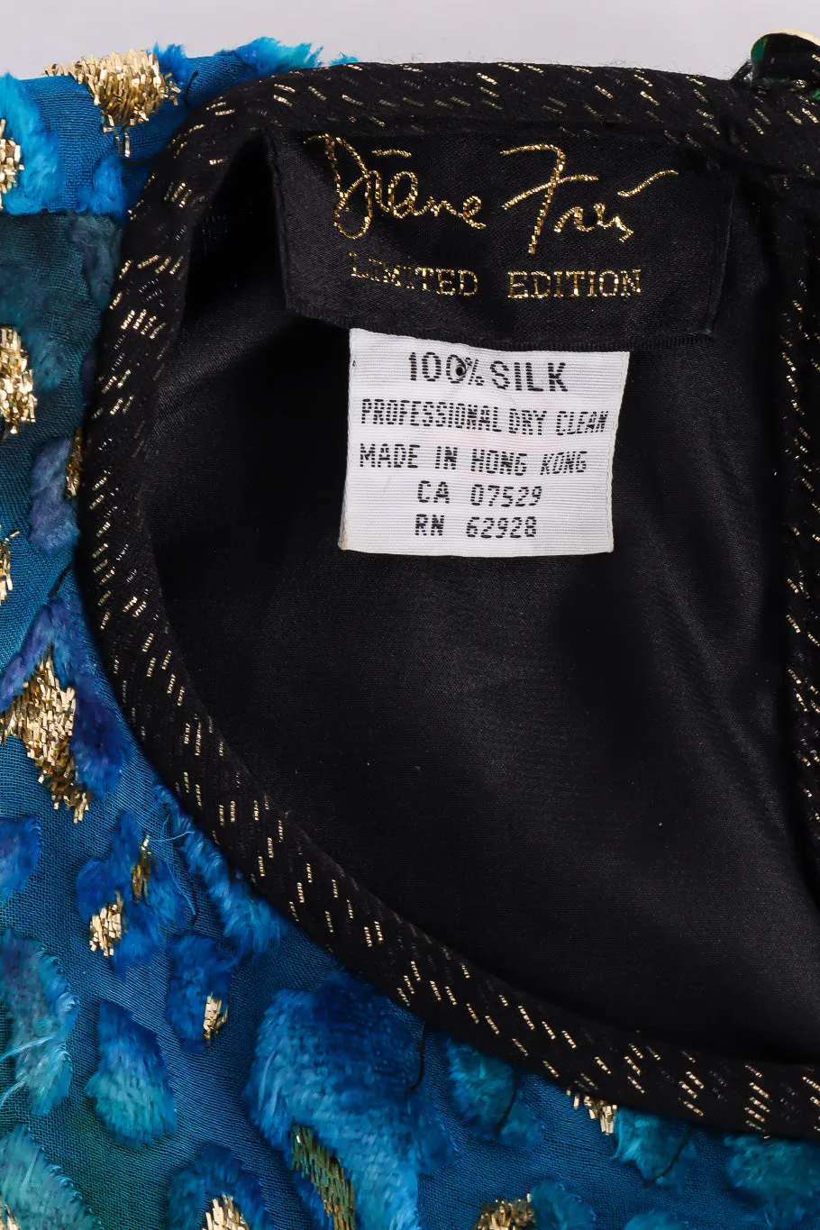 Silk Velvet Lamé Dress