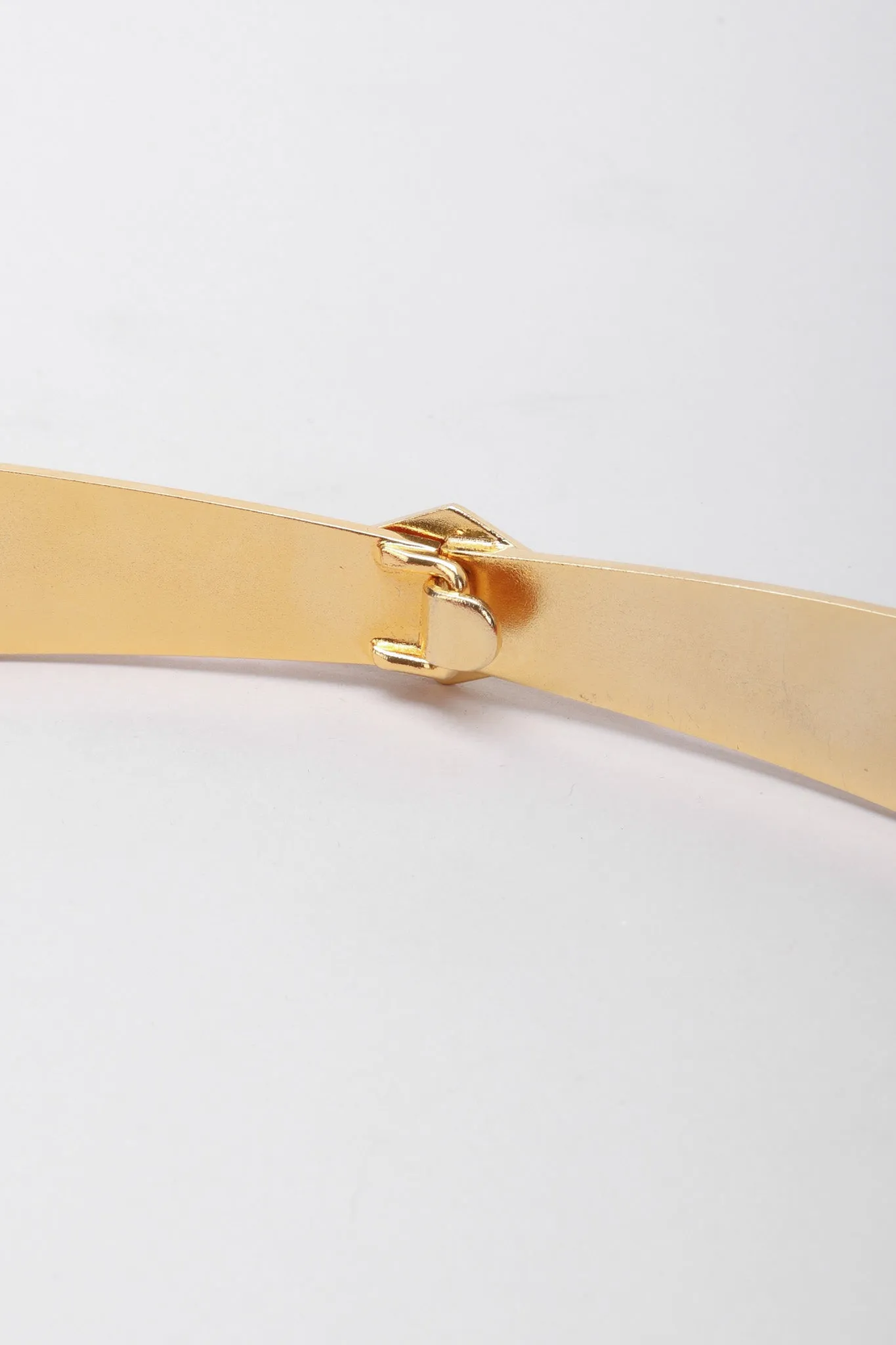 Snakeskin Diamond Shape Buckle Belt