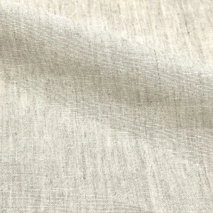 Solid Plain Double Width 100% Natural Linen Fabric By The Yard/CL1056