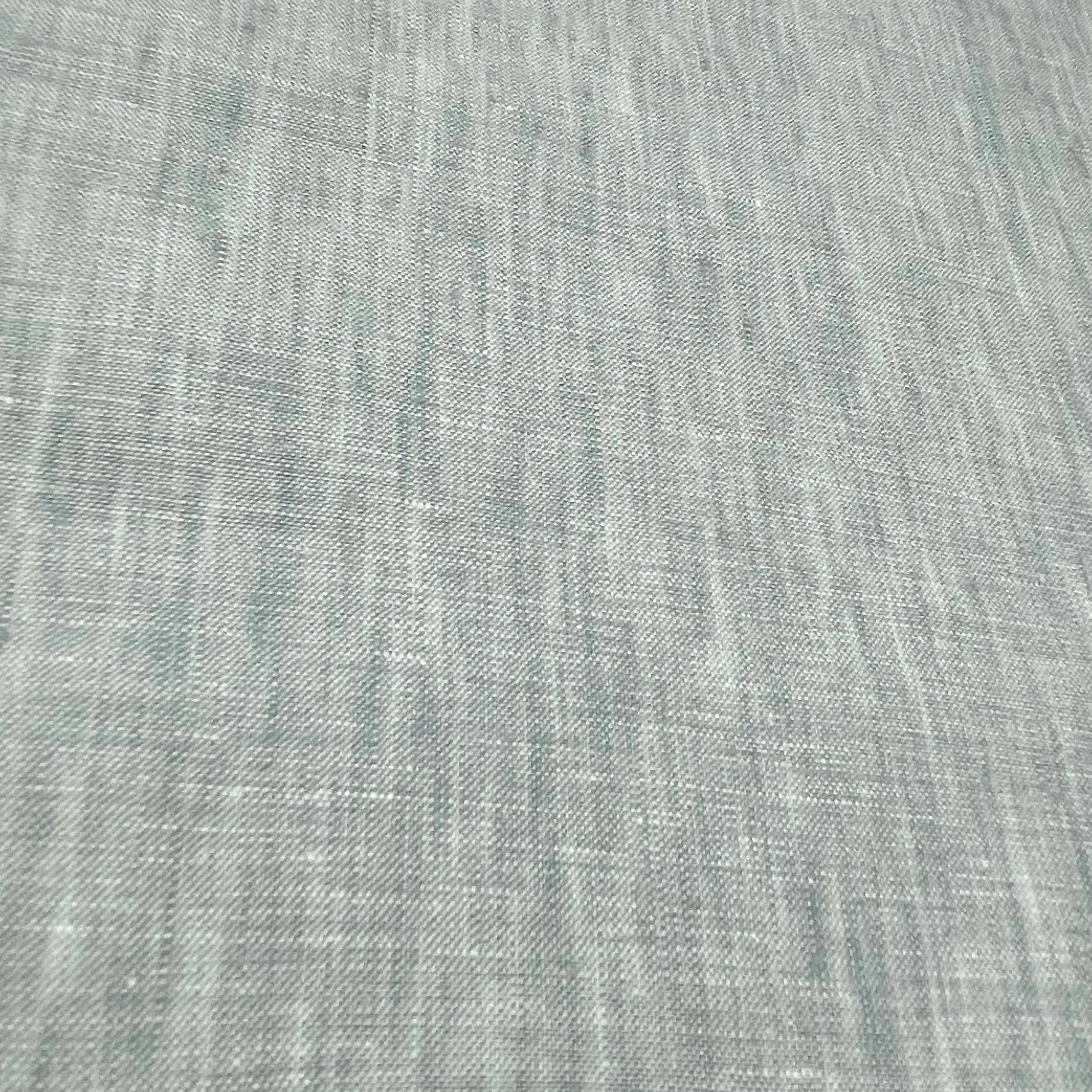 Solid Plain Double Width 100% Natural Linen Fabric By The Yard/CL1056