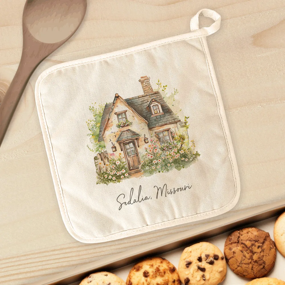 Spring Cottage - Custom Cotton Pot Holder