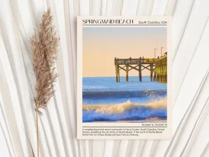 Springmaid Beach Wall Canvas, USA