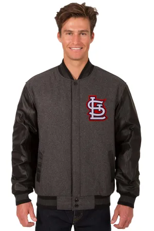 St. Louis Cardinals Reversible Wool and Leather Jacket