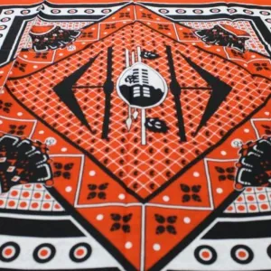 Swati Khanga Orange Spear Fabric