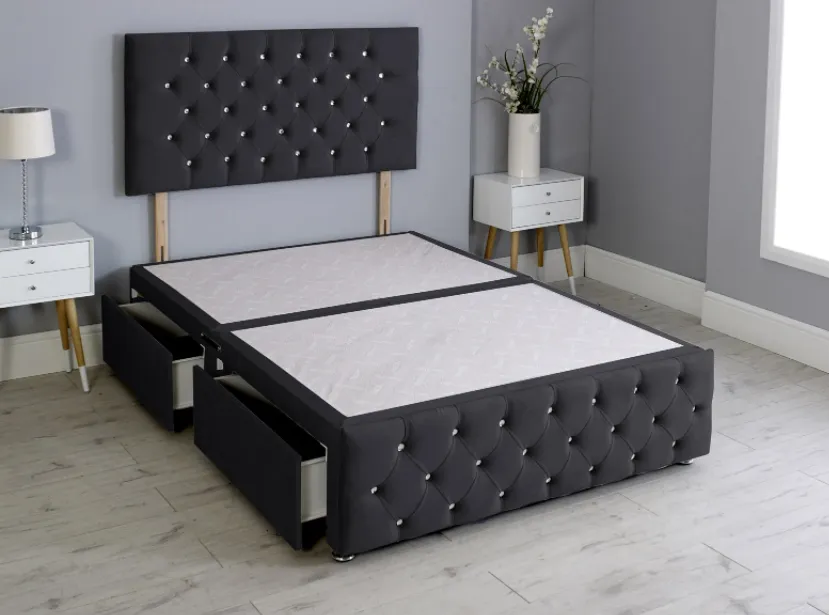 Sweet Dreams Chesterfield Divan Bed Set with Headboard