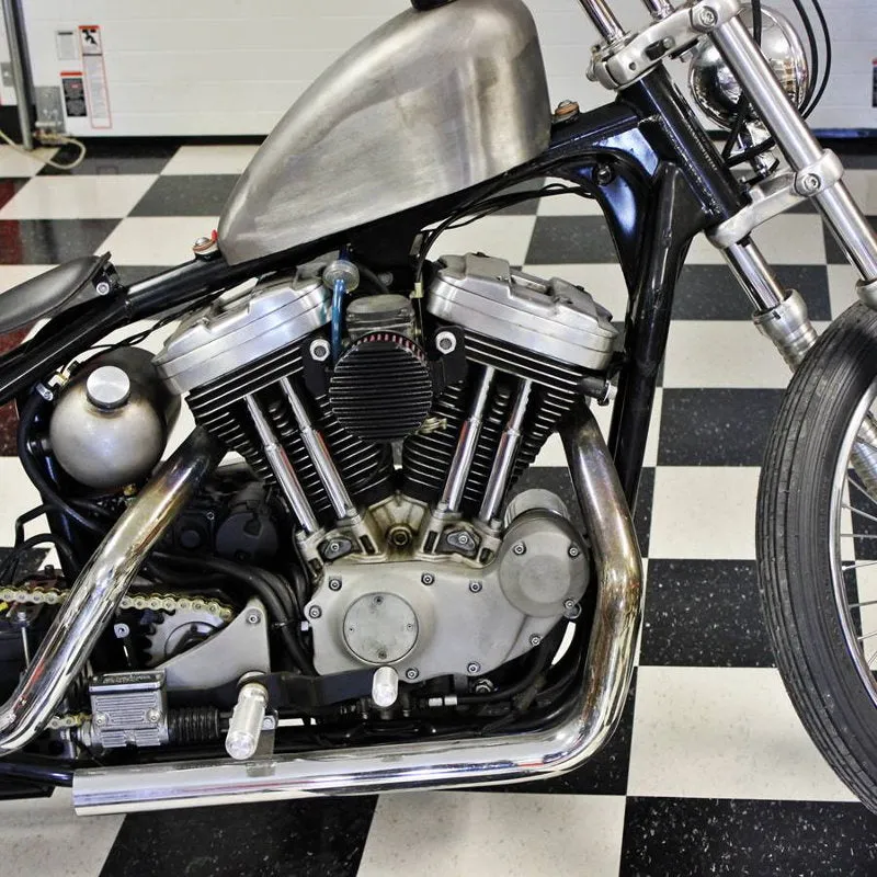 TC Bros. Finned Black Air Cleaner HD CV Carbs & EFI