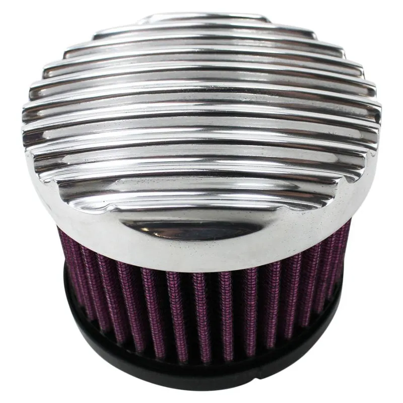 TC Bros. Finned Polished Air Cleaner HD CV Carbs & EFI