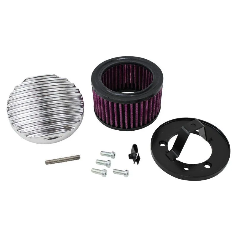 TC Bros. Finned Polished Air Cleaner HD CV Carbs & EFI