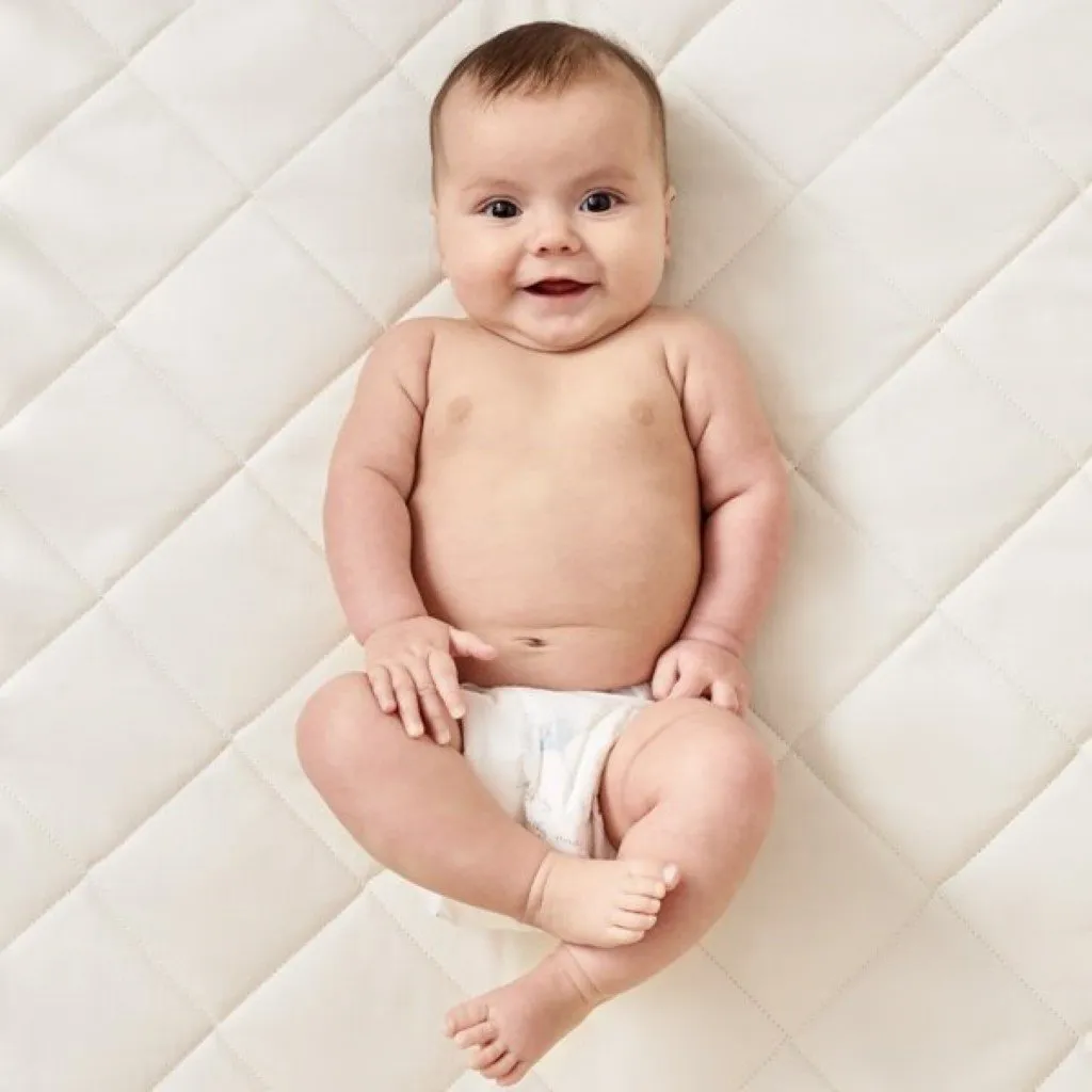 THE LITTLE GREEN SHEEP Natural Twist Cot Bed Mattress to fit M&P 400 - 69x139cm