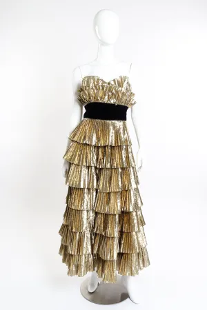 Tiered Ruffle Strapless Dress