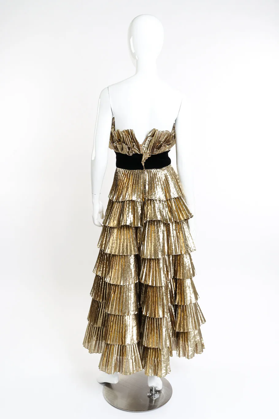Tiered Ruffle Strapless Dress