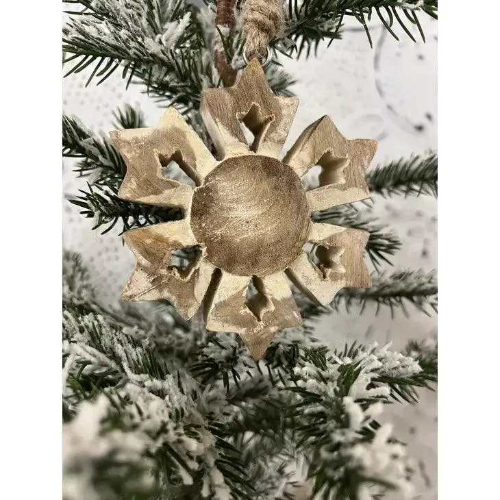Trivet Snowflake Ornament 4in