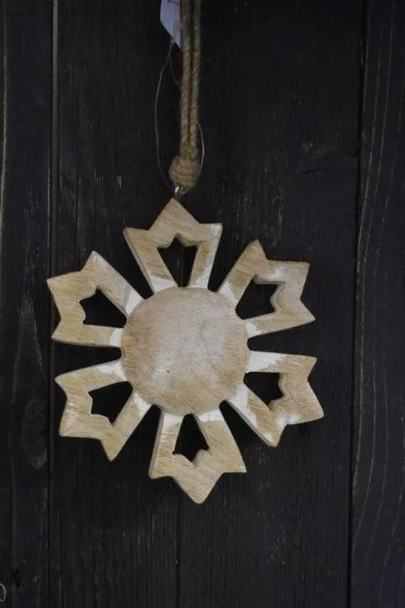 Trivet Snowflake Ornament 4in