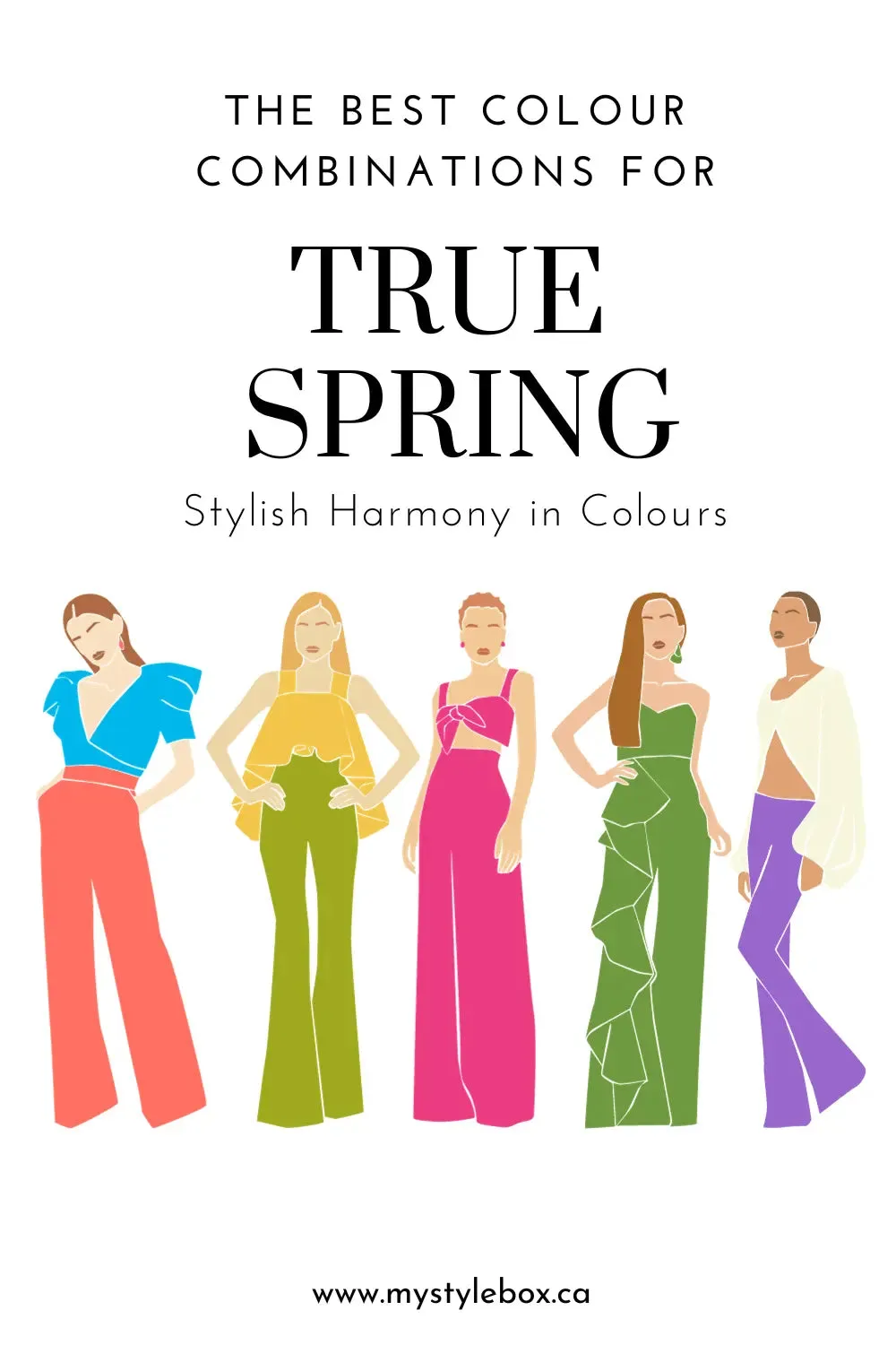 True Spring Season Digital Color Palette and Color Combinations Bundle