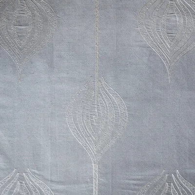 Tulip Embroidery-Aqua