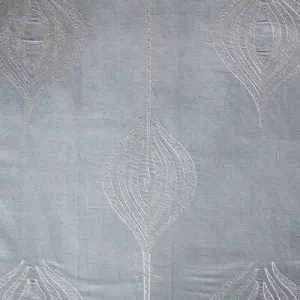 Tulip Embroidery-Aqua