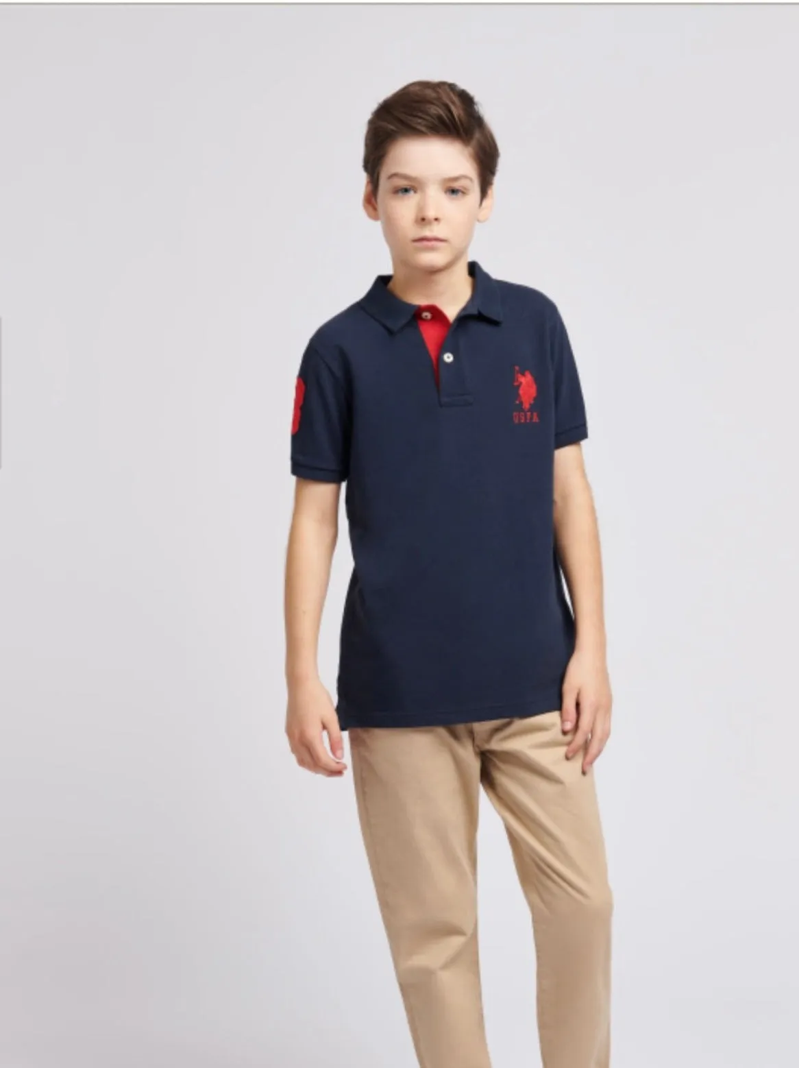U.S. POLO ASSN. -  POLO SHIRT PLAYER 3 PIQUE POLO