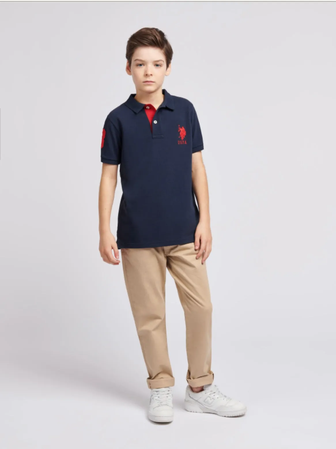 U.S. POLO ASSN. -  POLO SHIRT PLAYER 3 PIQUE POLO