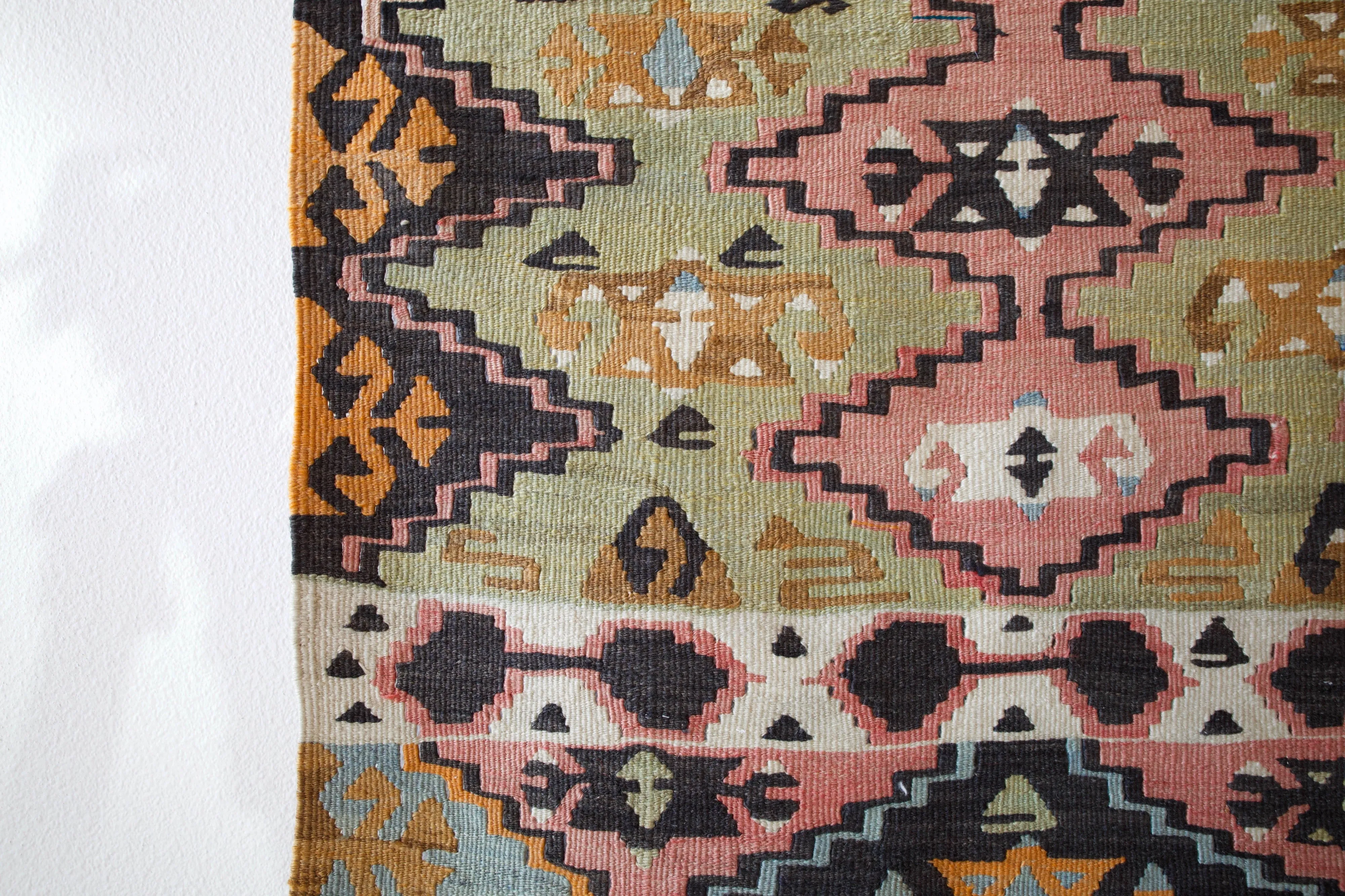 Vintage central Anatolian kilim runner 2'6" x 6' 7"