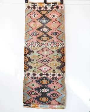 Vintage central Anatolian kilim runner 2'6" x 6' 7"