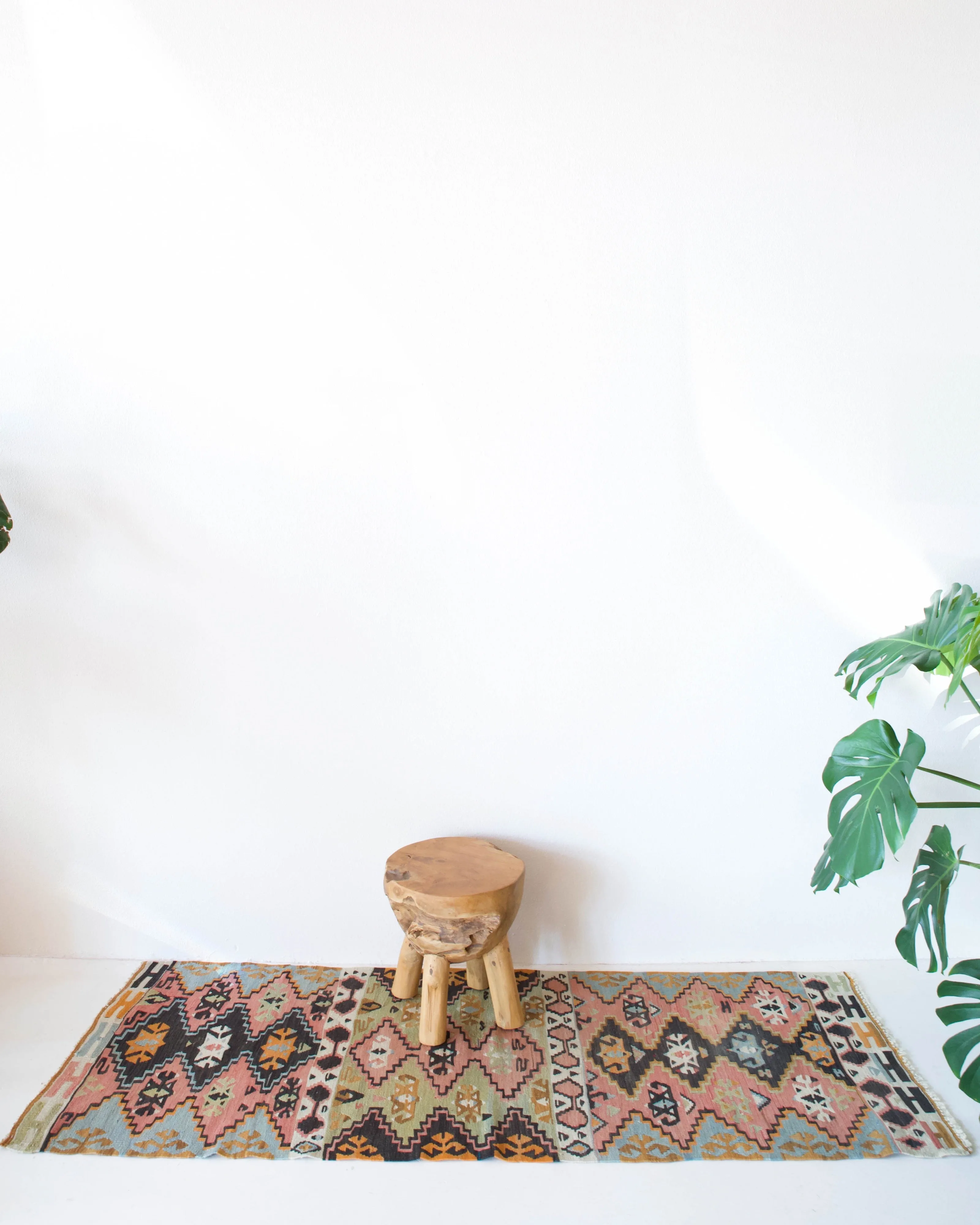 Vintage central Anatolian kilim runner 2'6" x 6' 7"