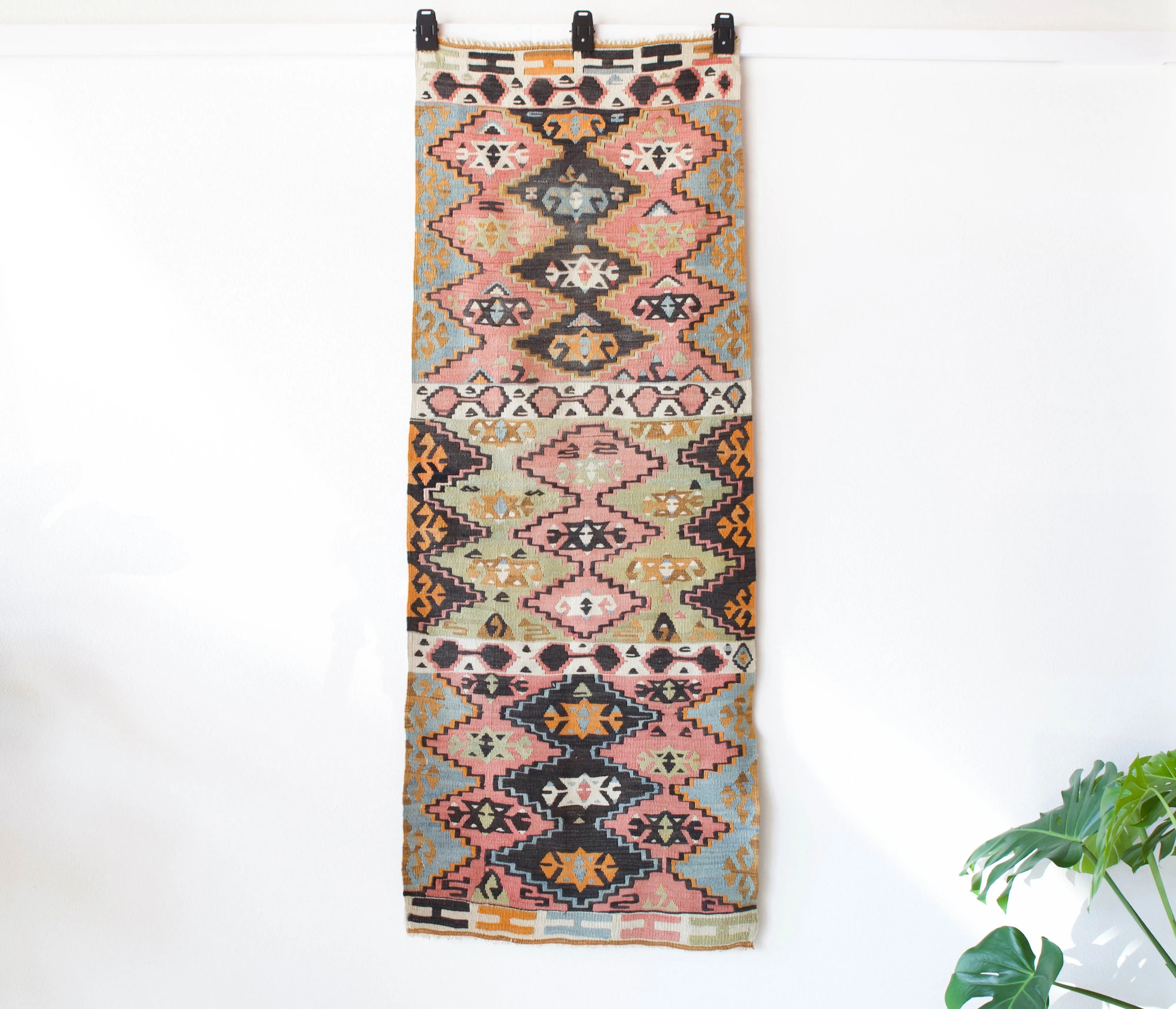 Vintage central Anatolian kilim runner 2'6" x 6' 7"