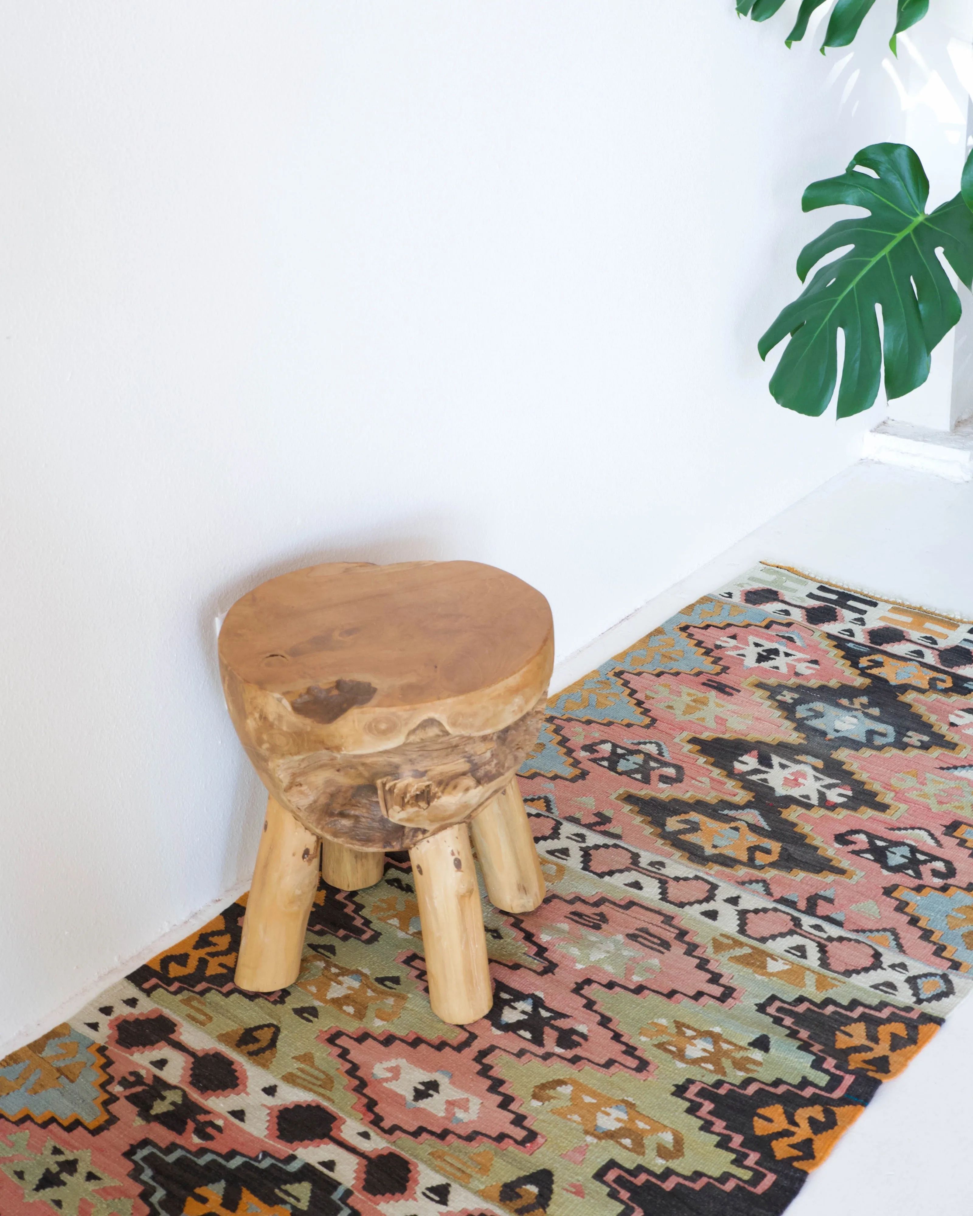 Vintage central Anatolian kilim runner 2'6" x 6' 7"