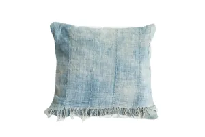 Vintage Light Blue Indigo Pillow