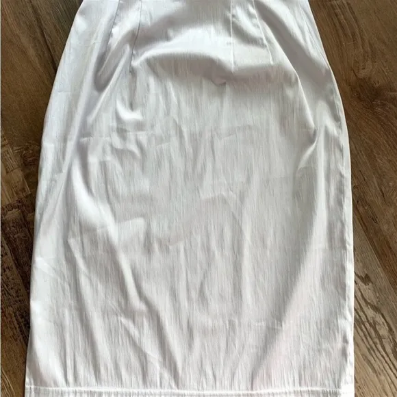 Vintage Reflections Silver Pencil Skirt