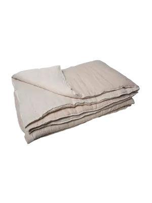 Washed Linen Cocoon in Crème/Givré