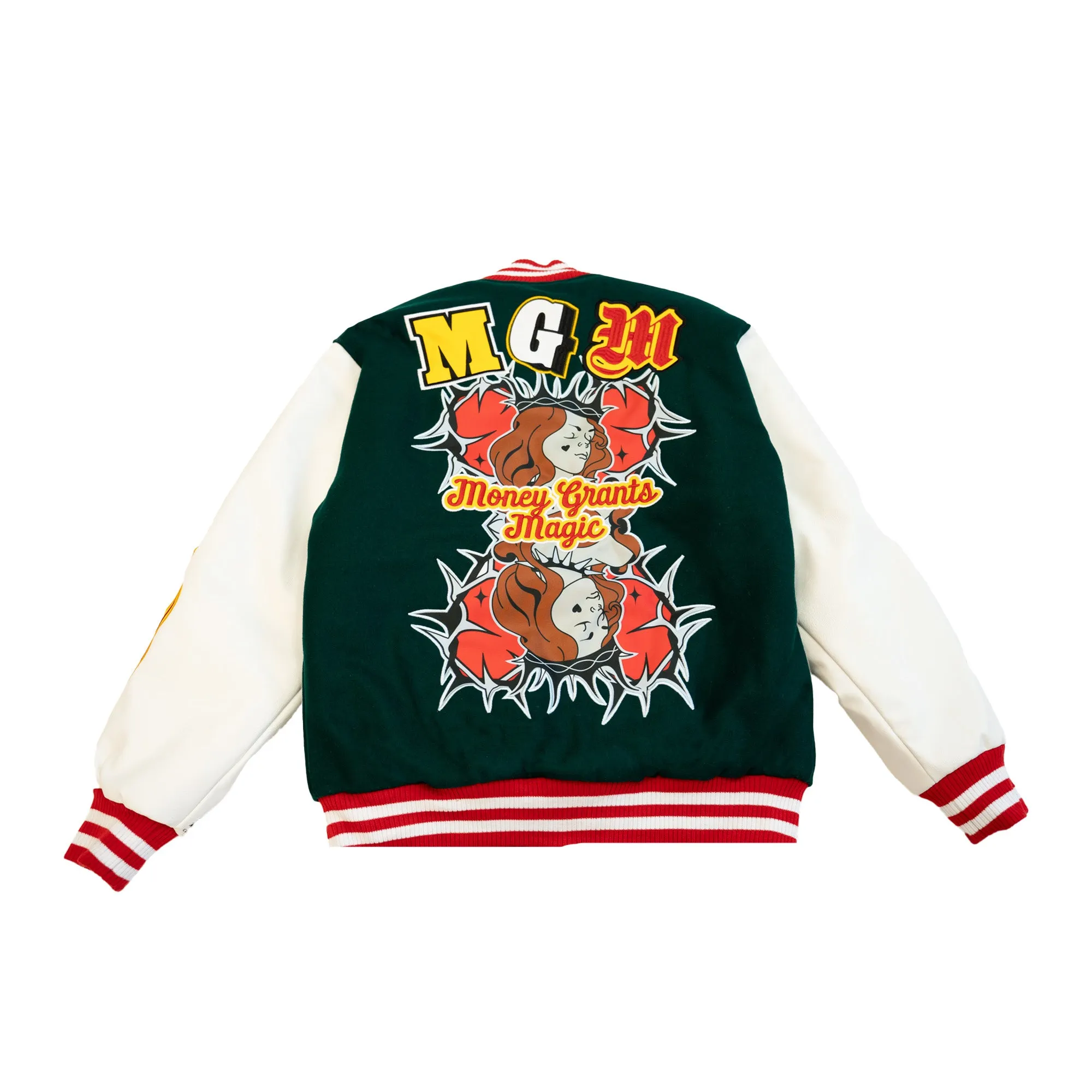 WATSON MONEY GRANTS MAGIC VARSITY JACKET (GREEN)
