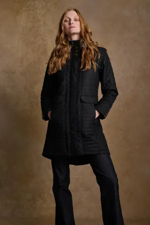 Waxed Cotton Quilted Jacket