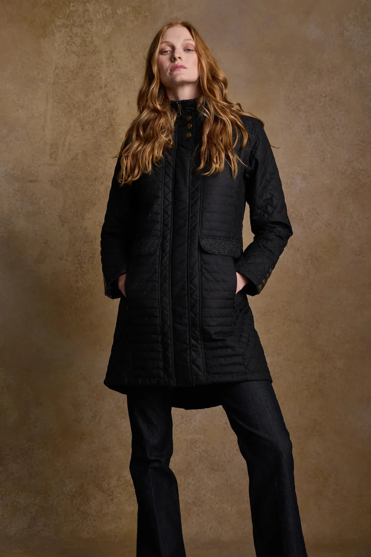 Waxed Cotton Quilted Jacket