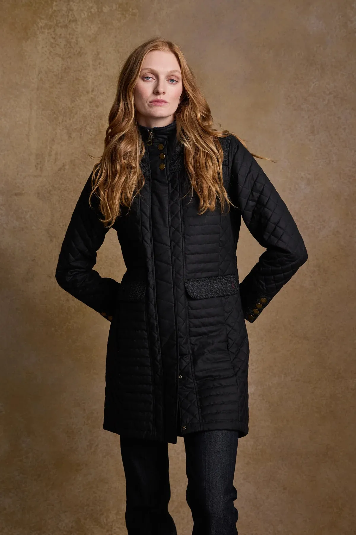 Waxed Cotton Quilted Jacket