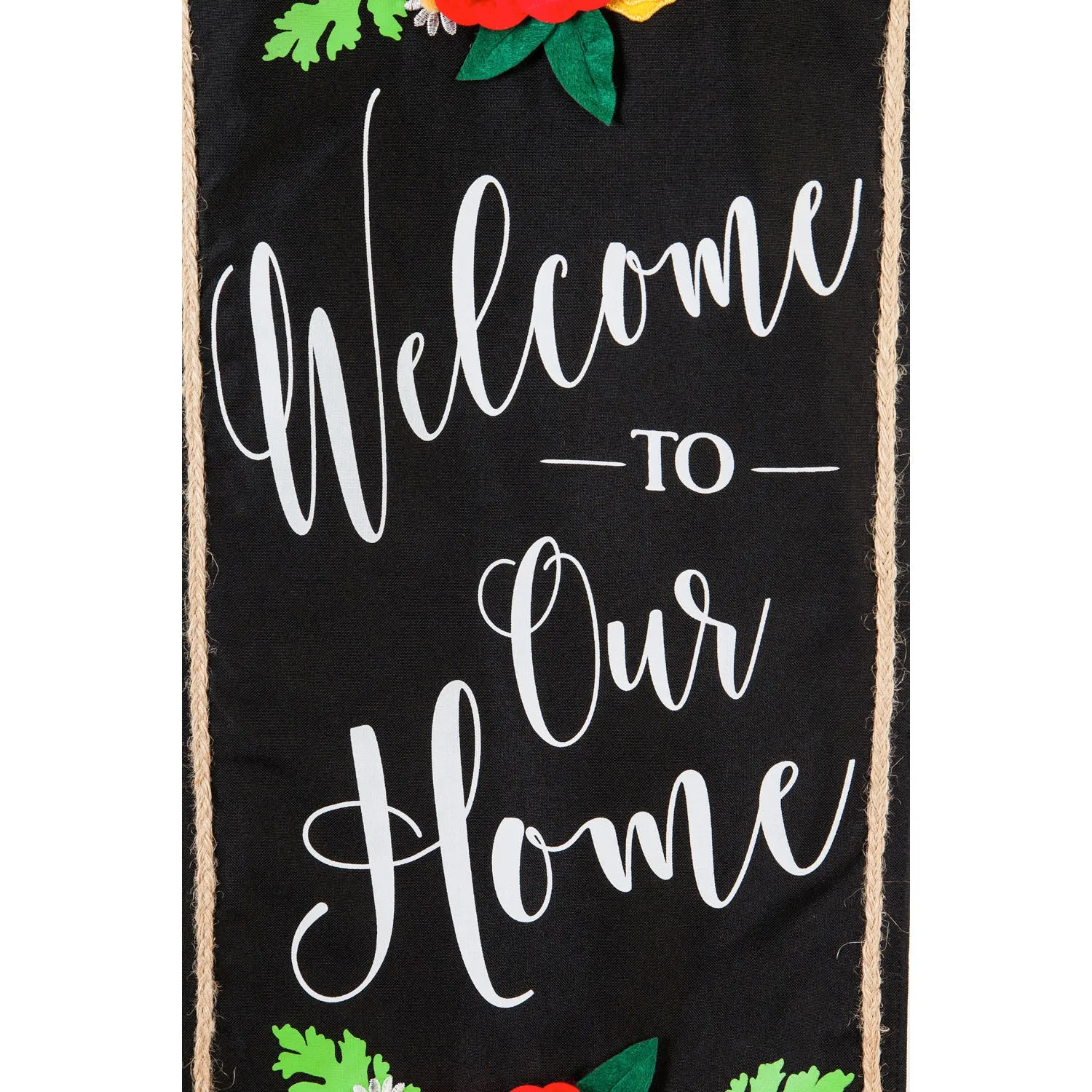 Welcome to Our Home Everlasting Impressions Textile Decor,14l9089xl