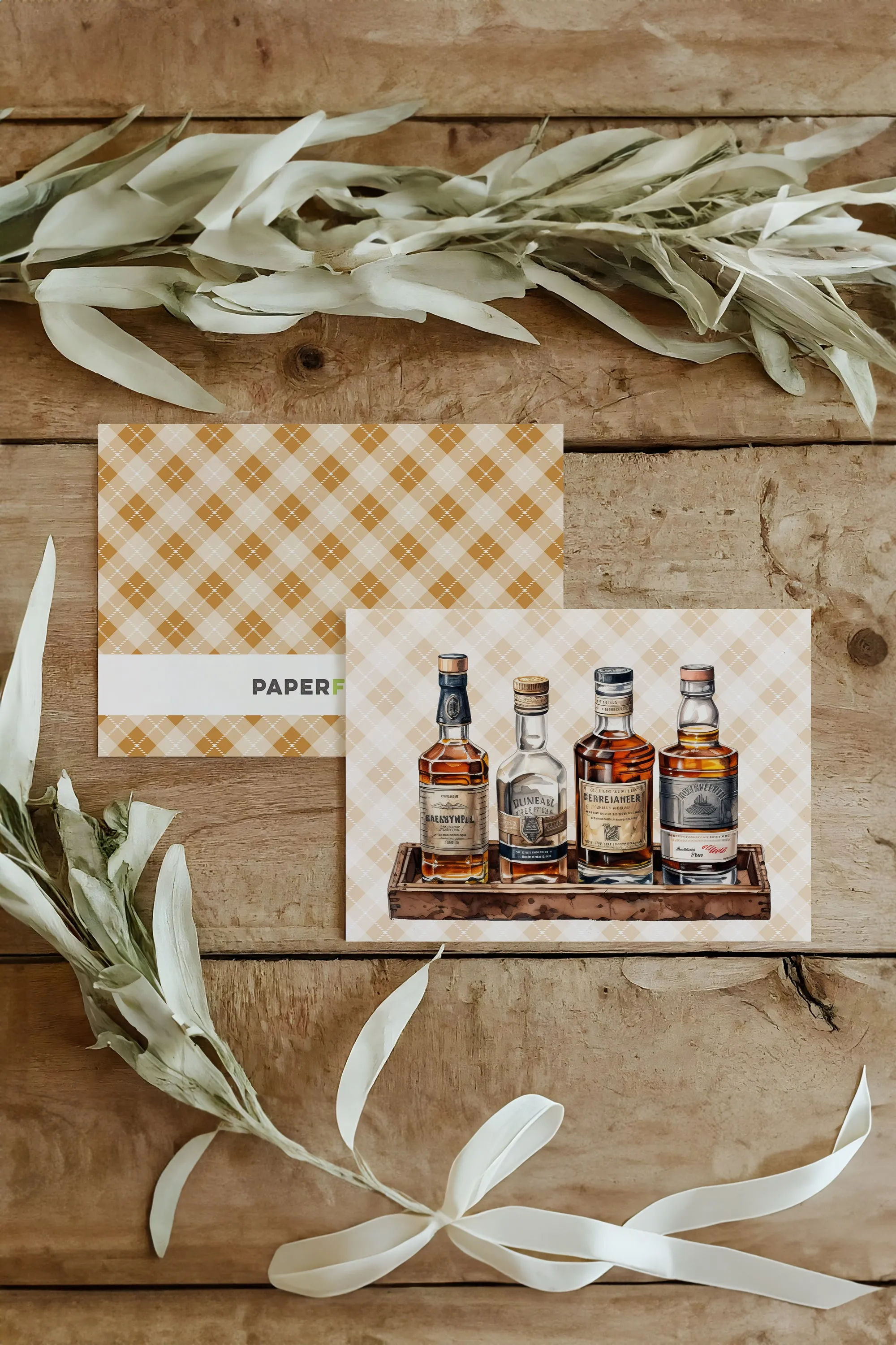 Whiskey Lover greeting card, everyday blank note card | Horse   Whiskey Collection