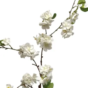 White Apple Blossom Spray
