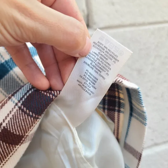 Wilfred Aritzia | Classic Plaid Mini Skirt in Conway Birch/Suave Grn Size 0