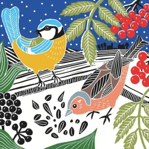 Winter Duo Beverage Napkins