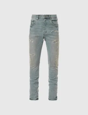 WORN QUILTED JEAN