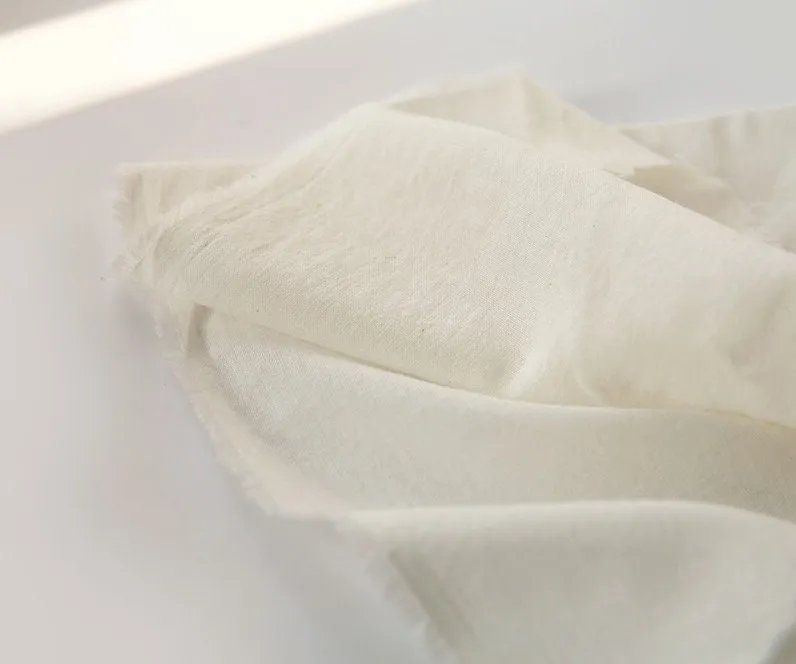 Wrinkled Cotton Gauze Fabric - In Four Colors - 56" Wide - By the Yard / 53624