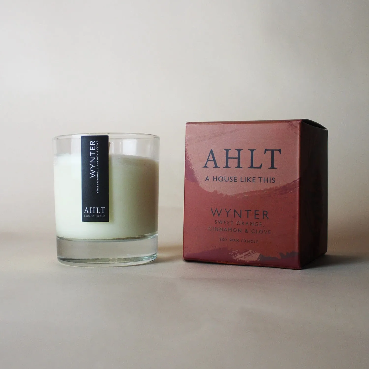 WYNTER Candle Clear Glass
