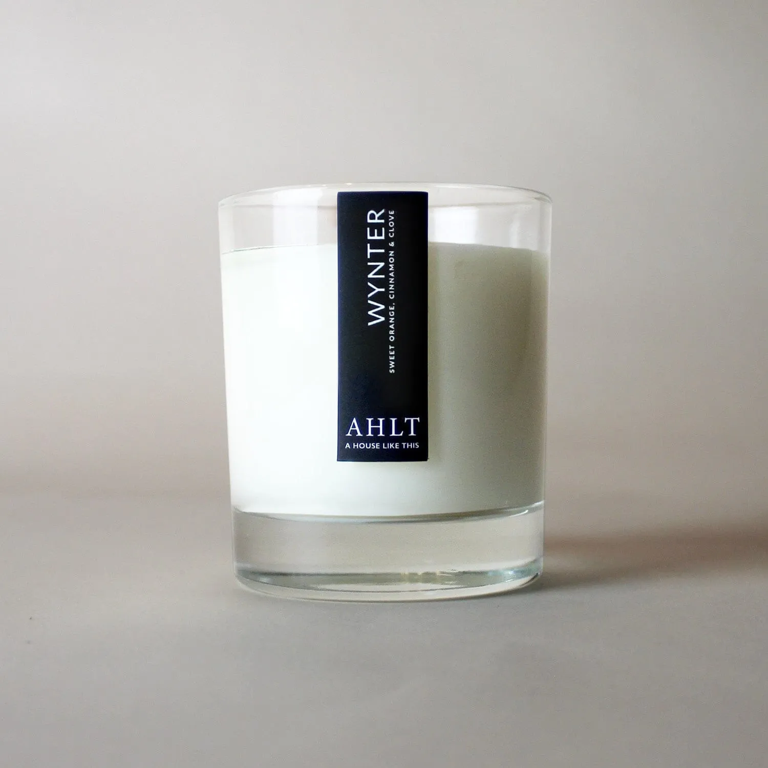 WYNTER Candle Clear Glass
