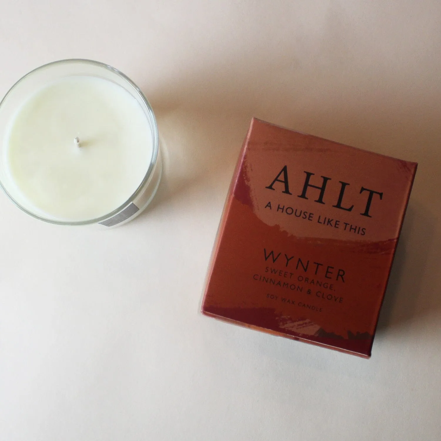 WYNTER Candle Clear Glass